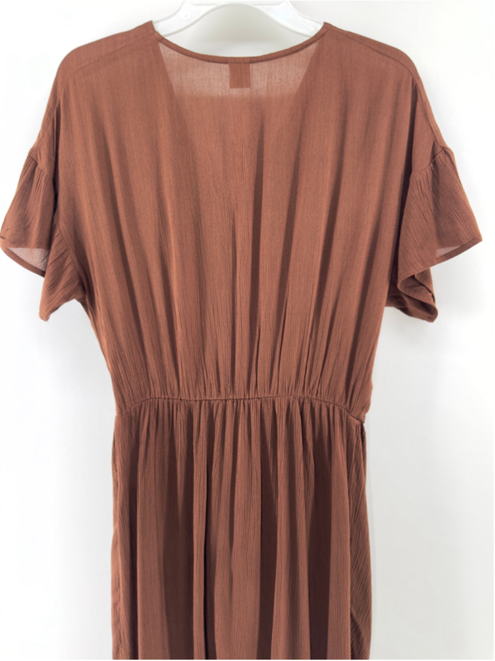 NWT NOONDAY COLLECTION Brown Midi INDIA TWIST DRESS Teak WOMENS US Sizes 2 4 6 8 - Picture 10 of 10